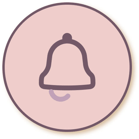 icône cloche alerte